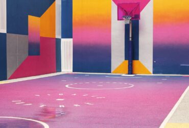 Photo of Multi Colored Basketball Court