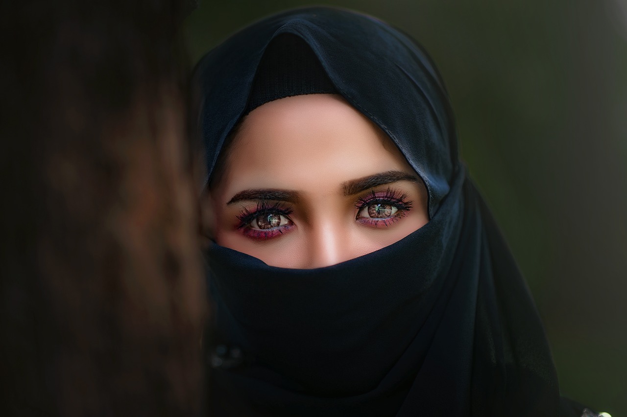 hijab, headscarf, portrait