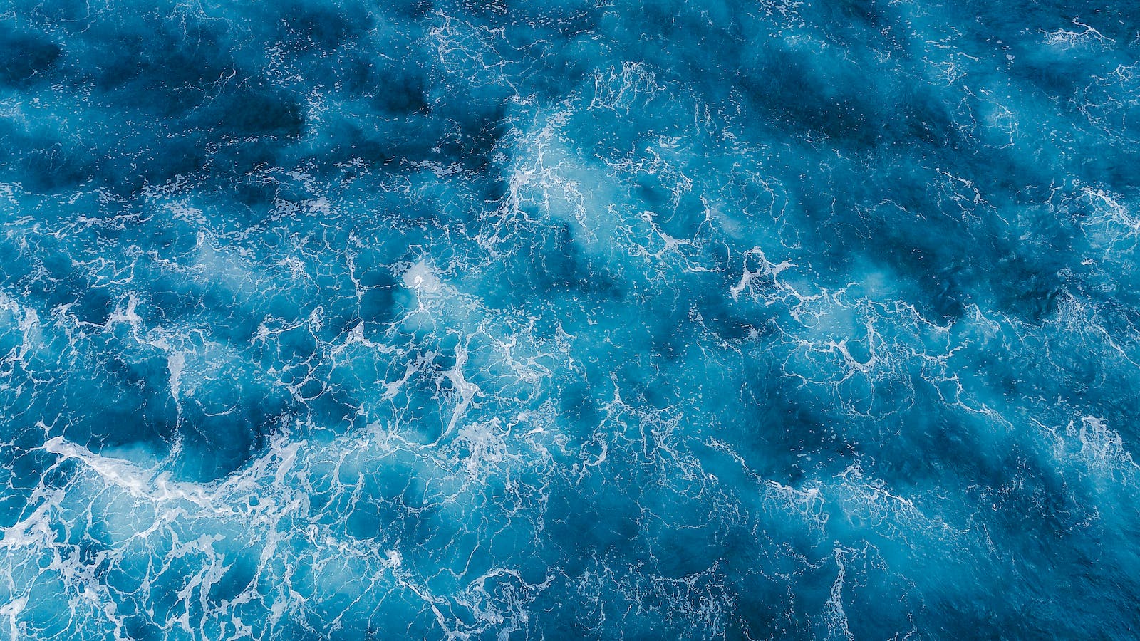Overhead View Of Sea Waves