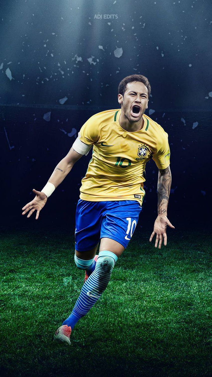 خلفيات 4k صور للكمبيوتر والجوال Wallpapers - خلفيات نيمار 2024 مع البرازيل Neymar Wallpaper 4k