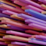a very colorful abstract background with a lot of blocks
