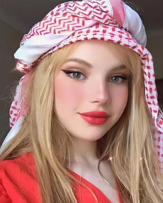 صور رمزيات بنات كيوت بالشماغ