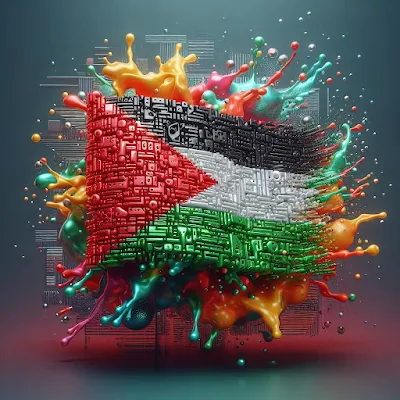 اجمل صور علم فلسطين